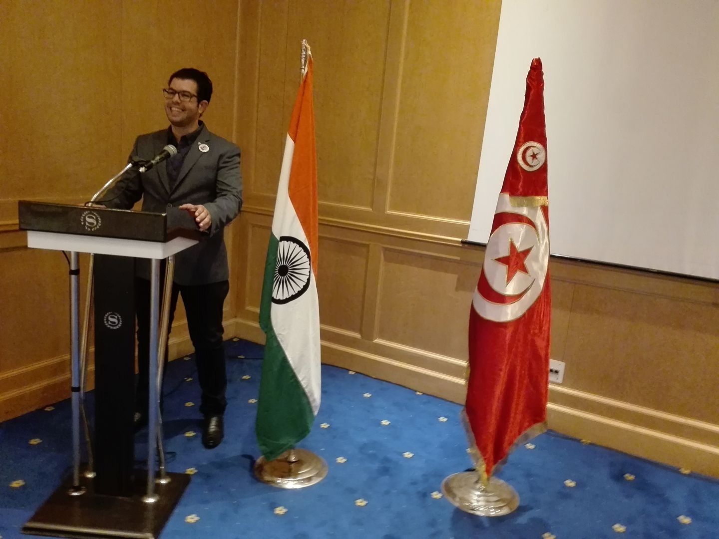 Discours à l'Ambassade de L'Inde en tant qu'ancien Etudiant de l'IIM Indian Institute of Management